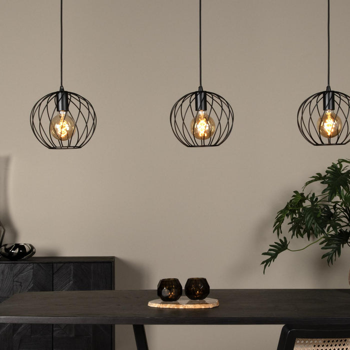 Lucide DANZA Hanglamp - Zwart