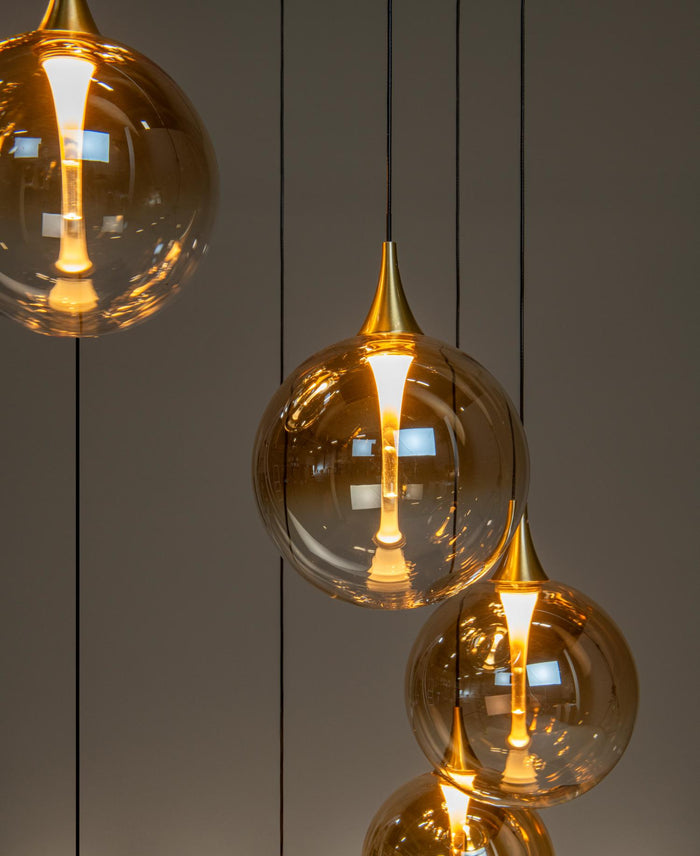 Lucide Premium GISELA Hanglamp - Amber