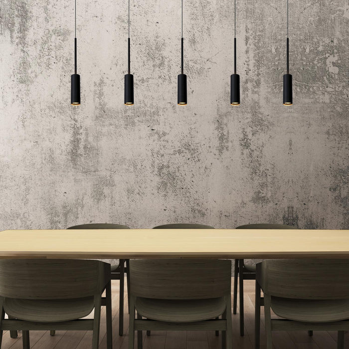 Lucide TUBULE Hanglamp - Zwart