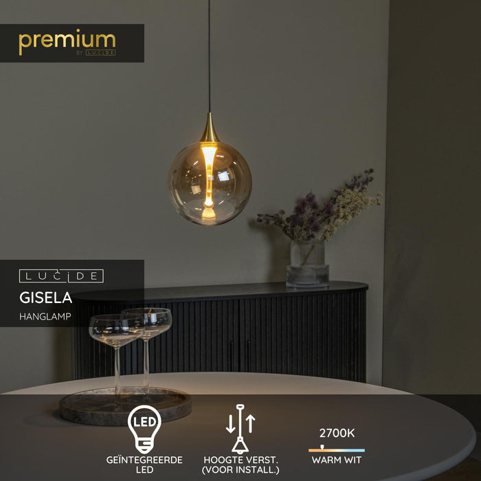 Lucide Premium GISELA Hanglamp - Amber