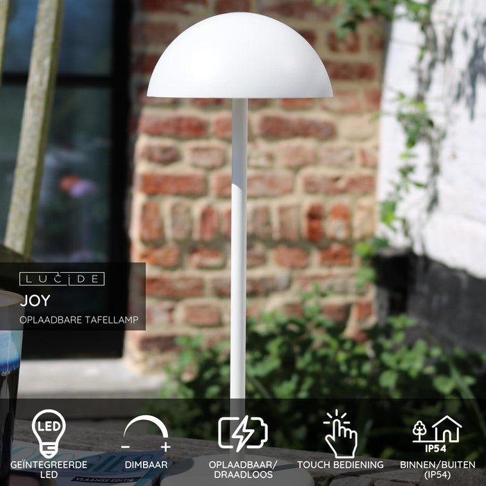Lucide JOY Tafellamp - Wit