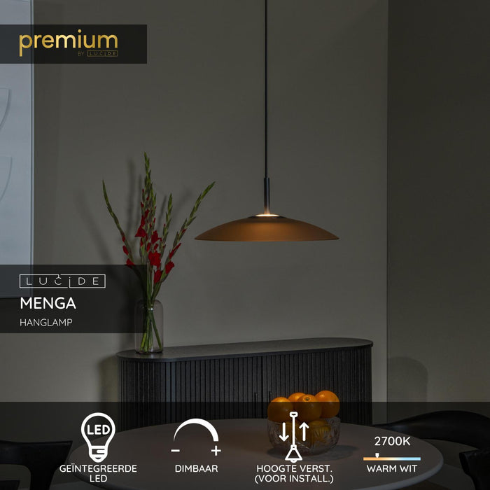 Lucide Premium MENGA Hanglamp - Amber