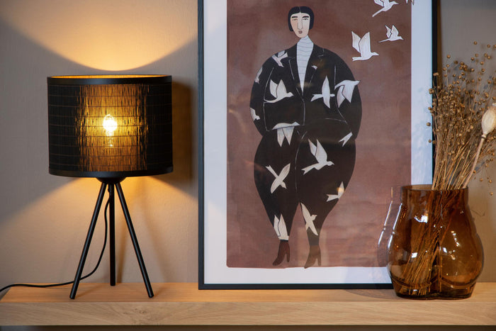 Lucide TAGALOG Tafellamp - Zwart