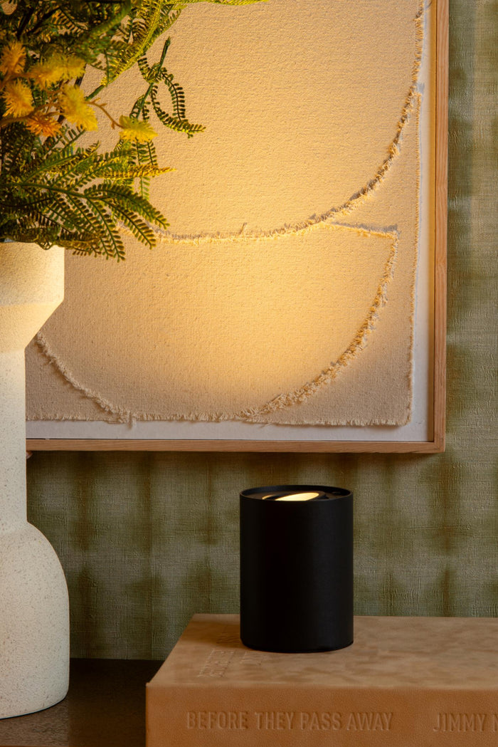 Lucide TUBE Tafellamp - Zwart