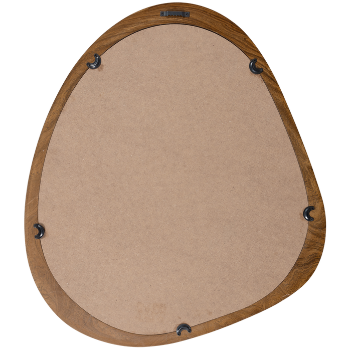 WOOOD Leif Spiegel - Hout - Naturel - 48x44x2