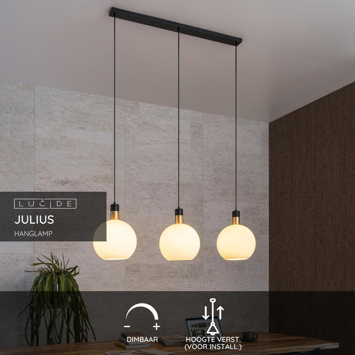 Lucide JULIUS Hanglamp - Opaal