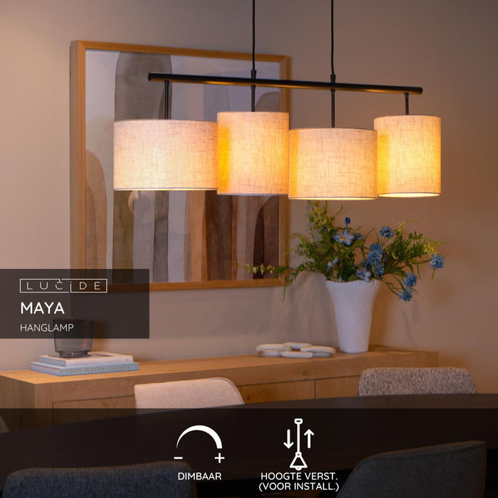 Lucide MAYA Hanglamp - Beige