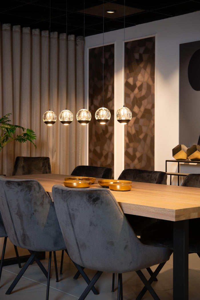 Lucide SENTUBAL Hanglamp - Zwart