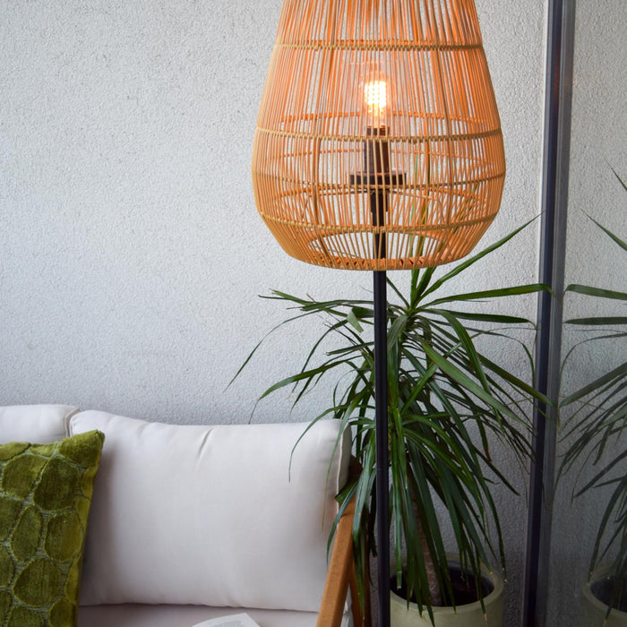 Lucide NERIDA Vloerlamp - Naturel