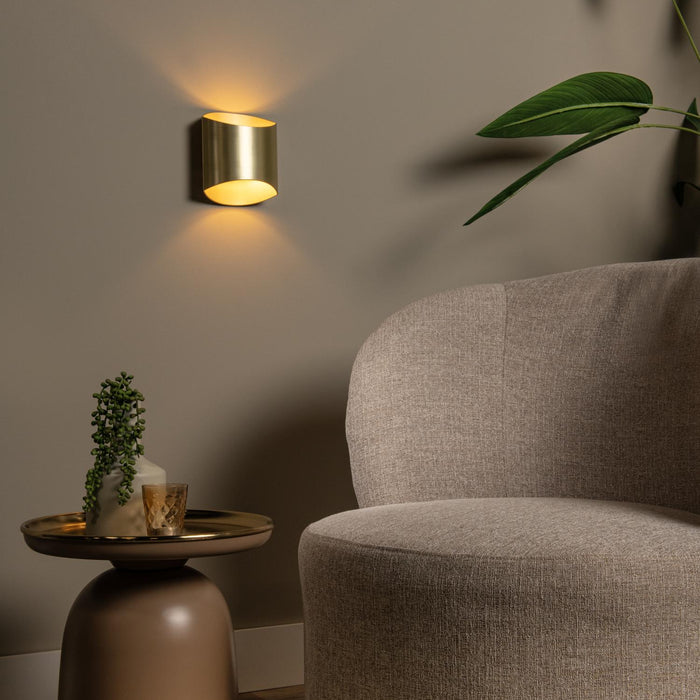 Lucide DILETTA Wandlamp - Mat Goud | Messing