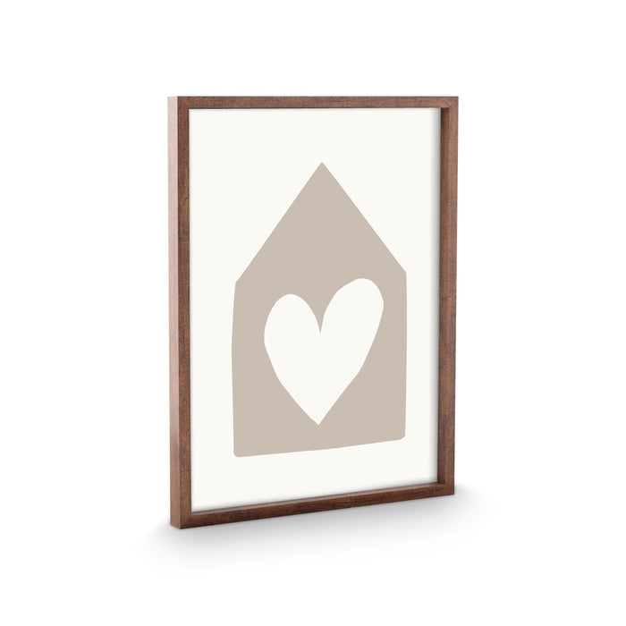vtwonen - Fotolijst - Hangend fotolijstje - Bruin - Hout - 31x41x2.5cm