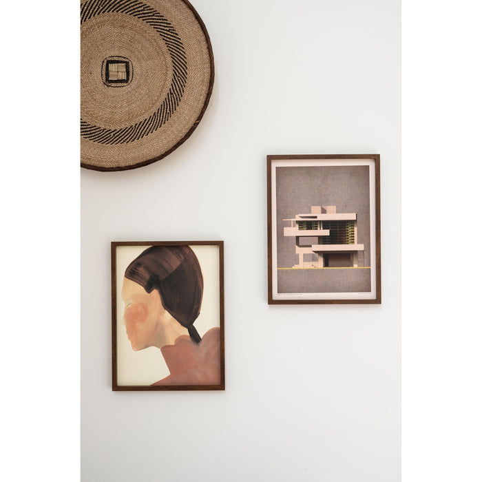 vtwonen - Fotolijst - Hangend fotolijstje - Bruin - Hout - 31x41x2.5cm