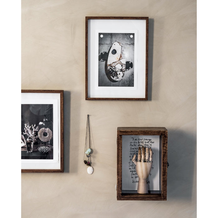vtwonen - Fotolijst - Hangend fotolijstje - Bruin - Hout - 31x41x2.5cm