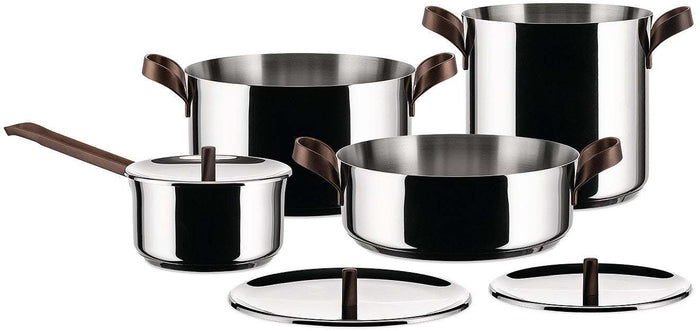 Alessi Pannenset Edo - PU100S7 - door Patricia Urquiola - 4 Delig