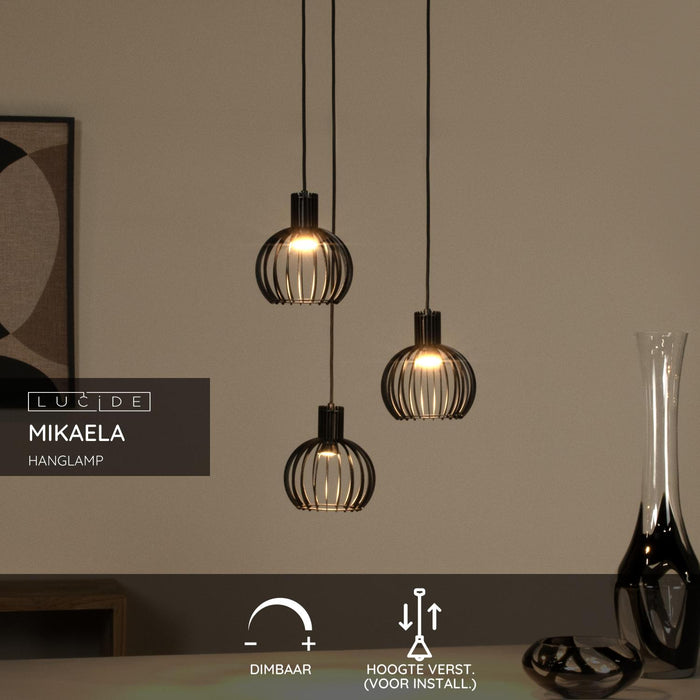Lucide MIKAELA Hanglamp - Zwart