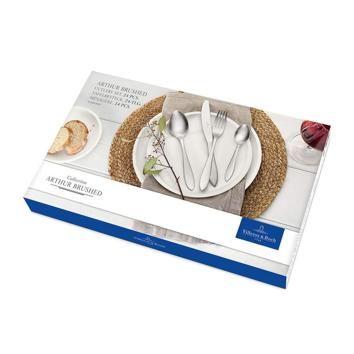 Villeroy & Boch Bestekset Arthur - Geborsteld - 24 delig | 6 personen
