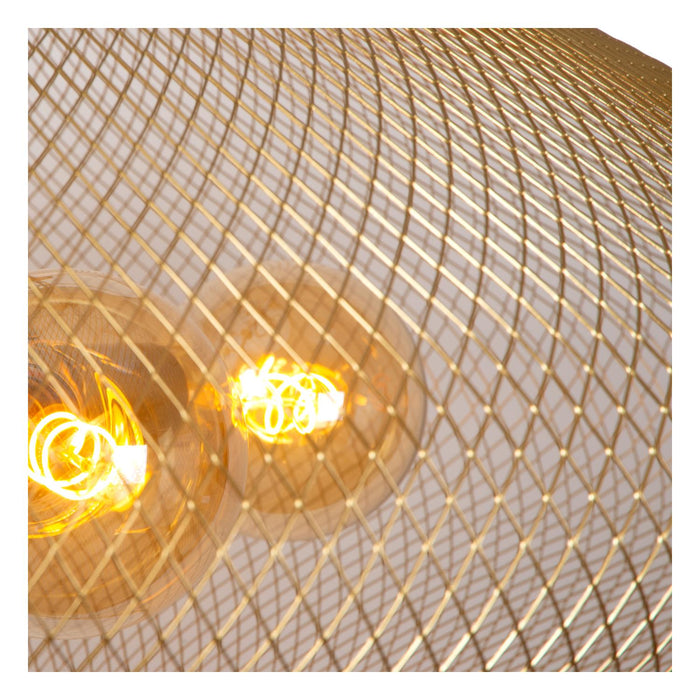 Lucide MESH Hanglamp - Mat Goud | Messing