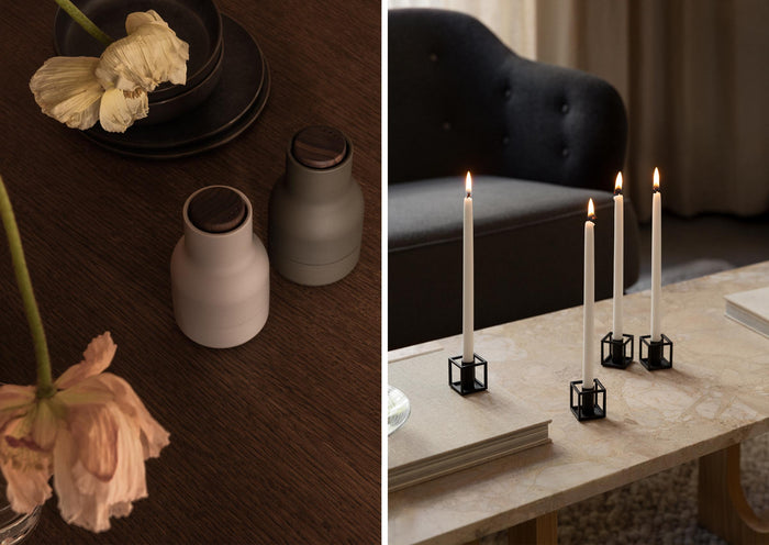 Bottle Grinder Small peper- en zoutmolen set van 2 Blues