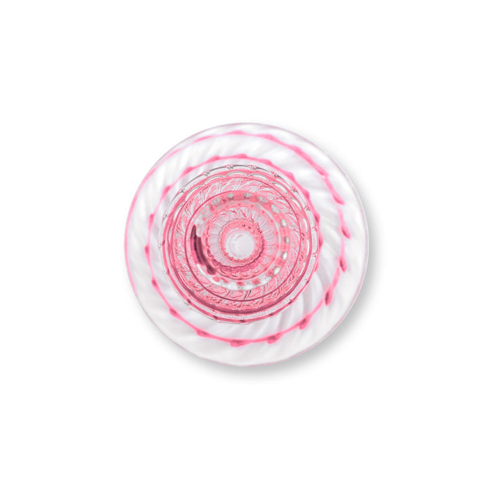 Pip Studio - Kandelaar - Woonaccessoires - Roze - Glas Swirl - 22cm