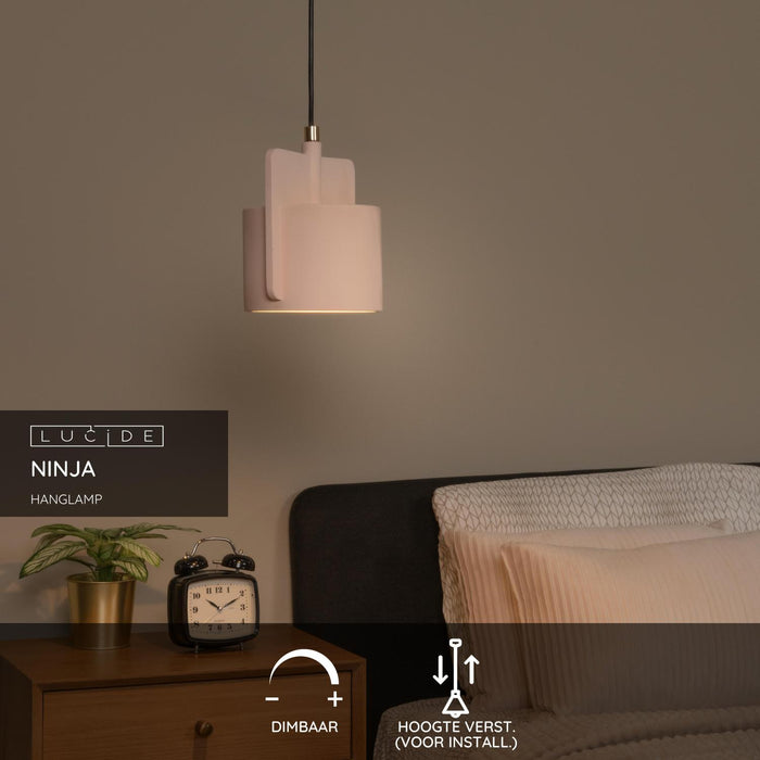 Lucide NINJA Hanglamp - Roze