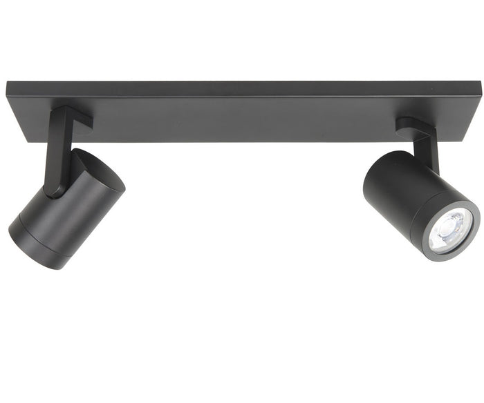 Highlight Spot HALO Zwart 2 Lichts GU10 Balk