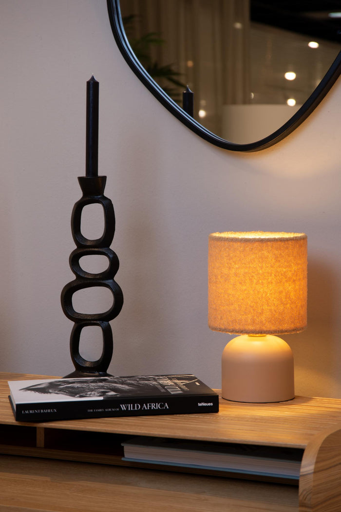 Lucide WOOLLY Tafellamp - Okergeel