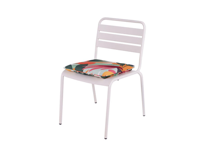 Metalen tuinstoel Max XXL ivoor - doos per 2 stuks