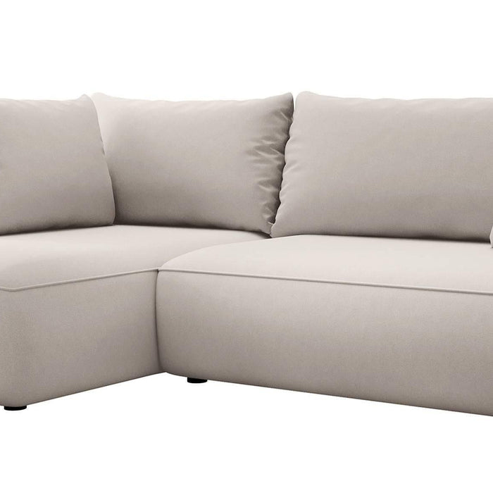 NADUVI Collection Hoekbank Philipa Big links velvet met slaapfunctie