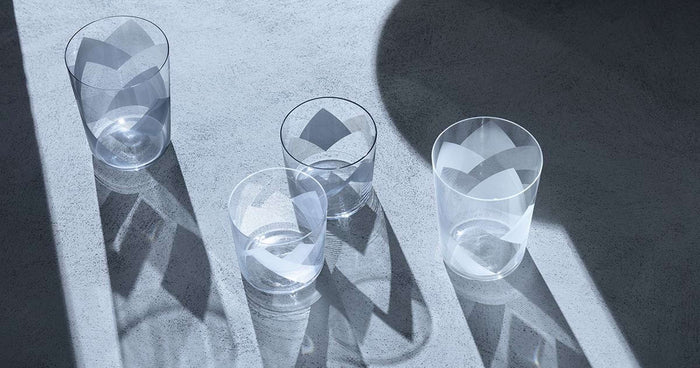 L.S.A. - Peaks Tumbler Glas 310 ml Set van 4 Stuks