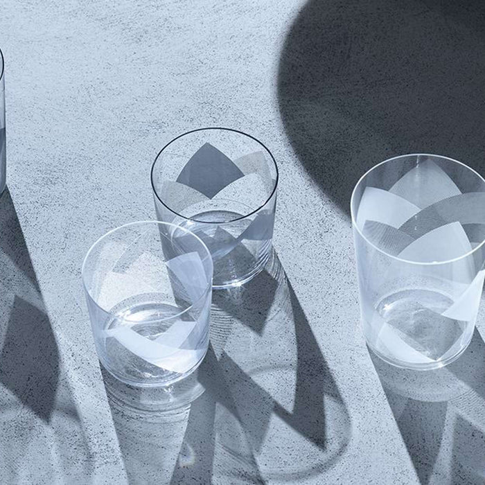 L.S.A. - Peaks Tumbler Glas 310 ml Set van 4 Stuks