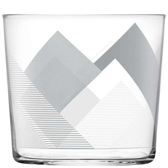 L.S.A. - Peaks Tumbler Glas 310 ml Set van 4 Stuks
