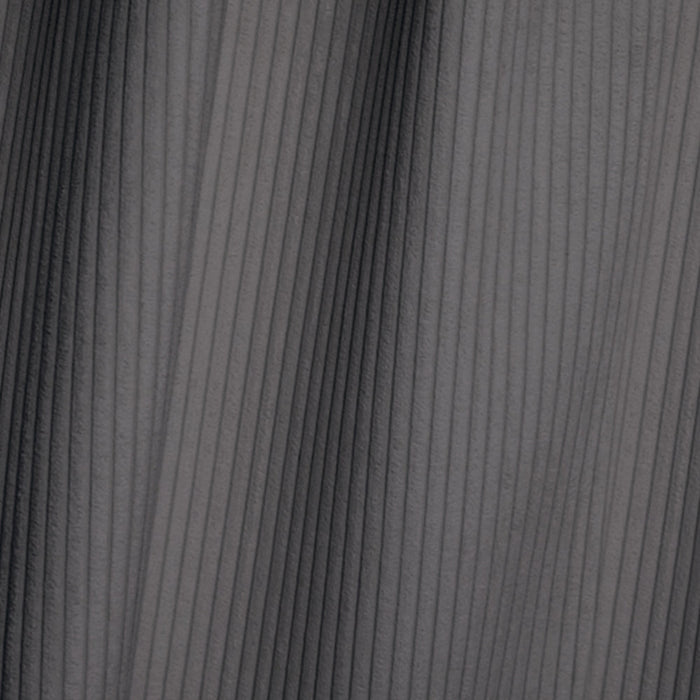 Bank links hoek corduroy antraciet grijs 300cm