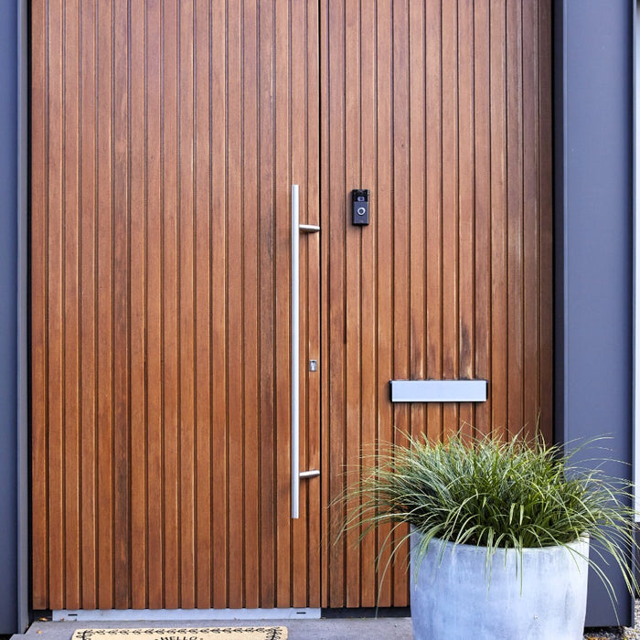 MD Entree - Kokosmat - Finesse - Flower Border - Halfrond - 45 x 75 cm