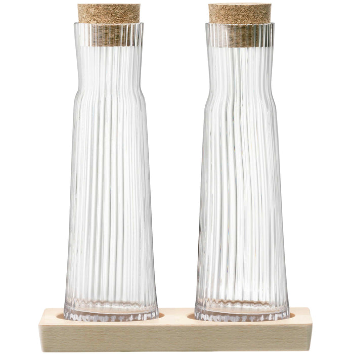 L.S.A. - Gio Line Karaf 200 ml met Serveerplank Set van 2 Stuks