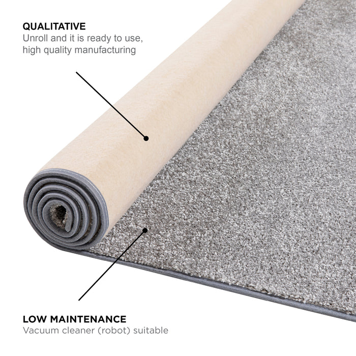 Carpet Studio Maine Vloerkleed - Grijs - 130x130cm