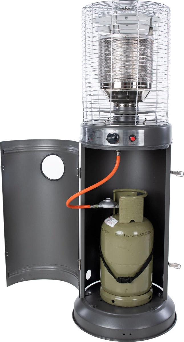 Sunred - COMBIDEAL - Heater & Hoes - Propus - Gas lijn - Grijs -