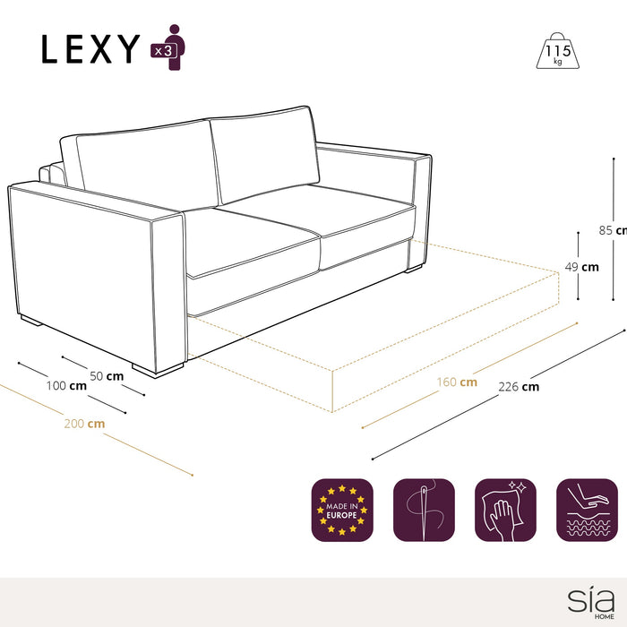 Slaapbank met matras van geweven stof, lichtgrijs 160cm