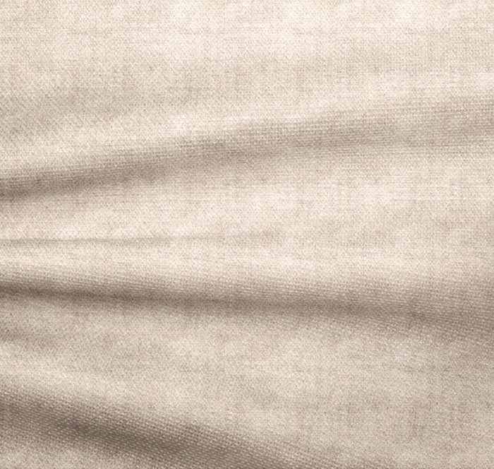 Sofa linkerhoek fluweel crème 310cm