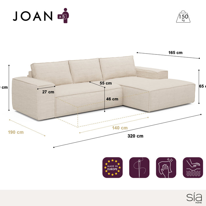 Slaapbank rechte hoek dunlopillo fluweelmotief grijs 140cm