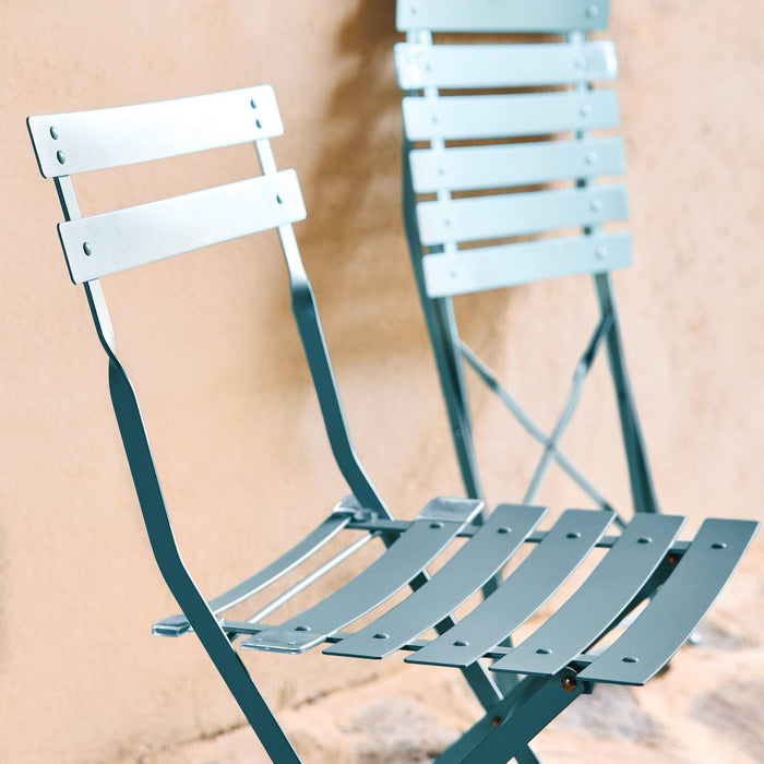 sweeek - Metalen inklapbare tuinstoel (set van 2)