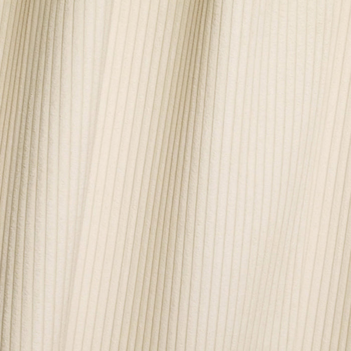 Sofa linkerhoek crème ribfluweel 300cm