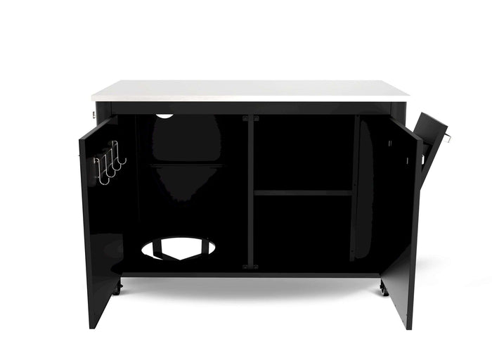 Cozze - Werkbank 2 Deurs en 4 Wielen met Opklapbare Werktafels 120 cm