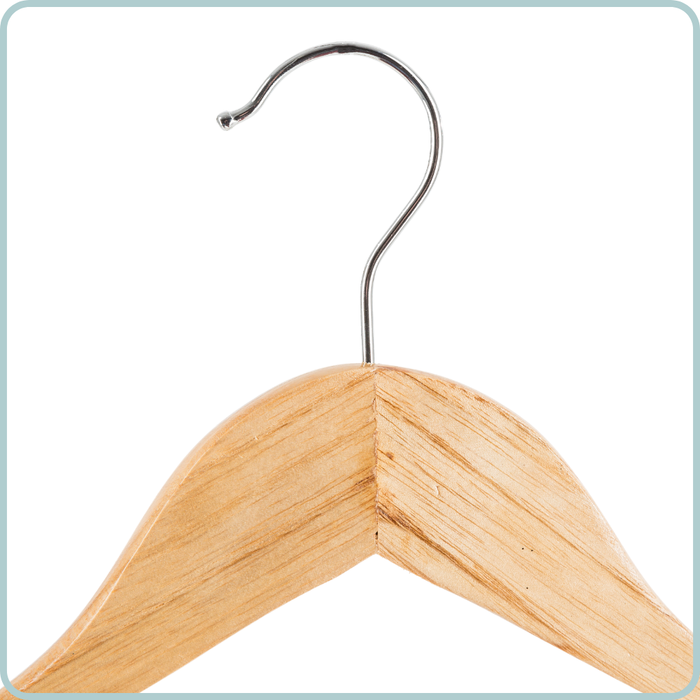 Nordix Kledinghangers Set 48 stuks Hout Kleerhangers