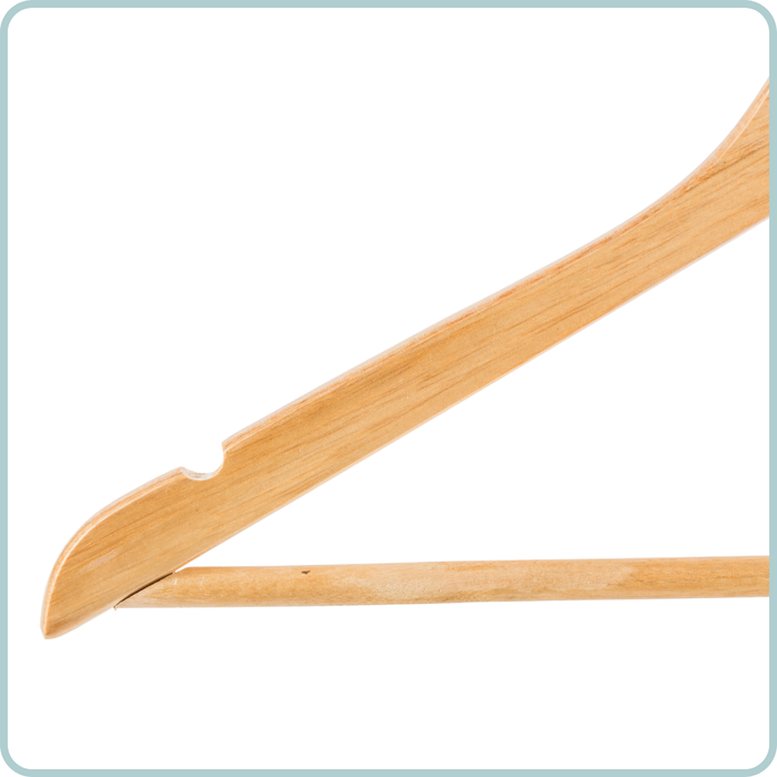 Nordix Kledinghangers Set 48 stuks Hout Kleerhangers