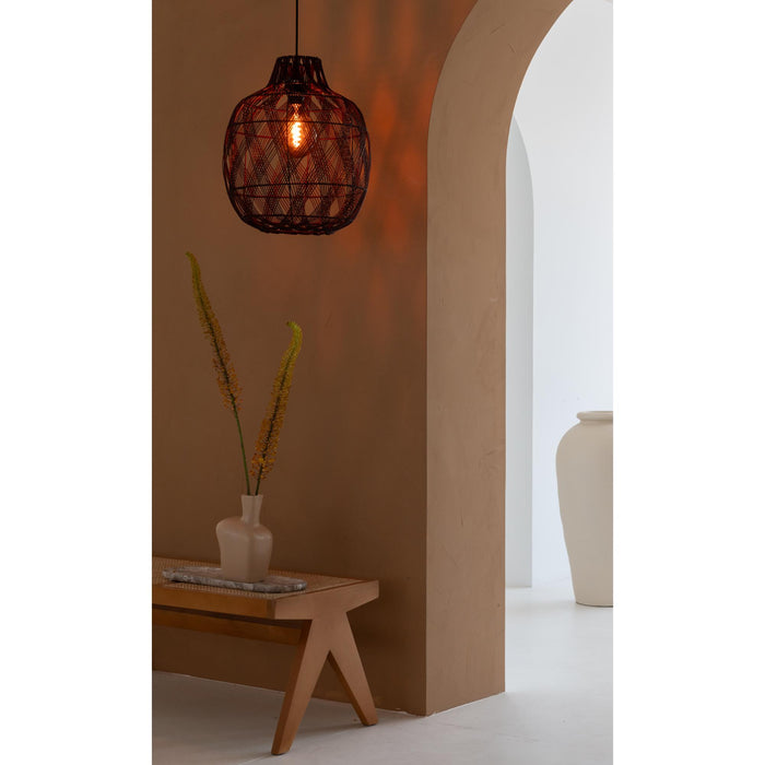 GOOD&MOJO Hanglamp Mendoza - Bordeaux - Ø40cm