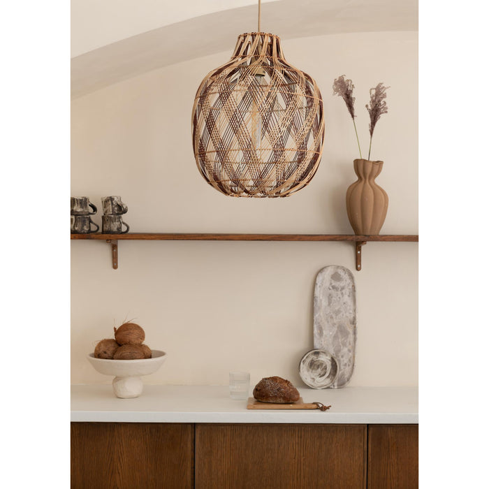 GOOD&MOJO Hanglamp Mendoza - Naturel - Ø40cm