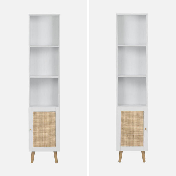 sweeek - Badkamer opbergmeubel, Bohème, B 35 x D 25 x H 167cm