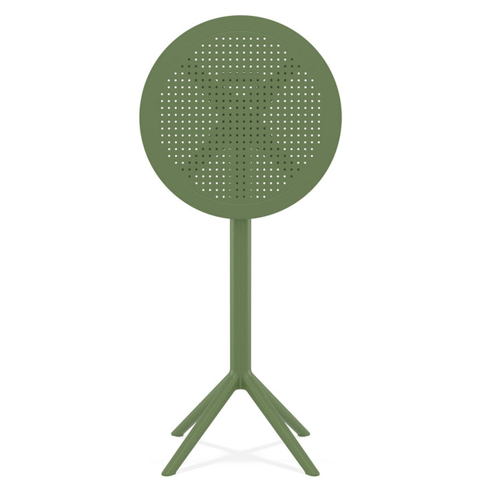 ALTEREGO GIMLI 60 BAR Opvouwbare hoge tafel - Groen