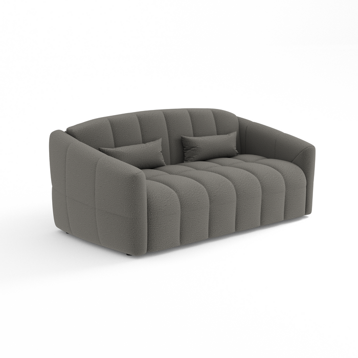 Express slaapbank met grafietgrijze lusmatras, 160 cm