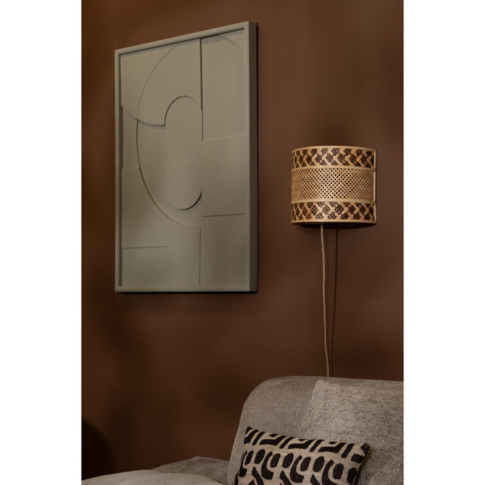 GOOD&MOJO Wandlamp Langkawi - Naturel - Ø32cm